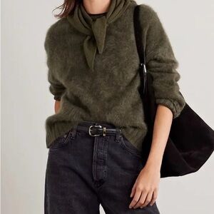 La Ligne Forest Green Teddy Sweater